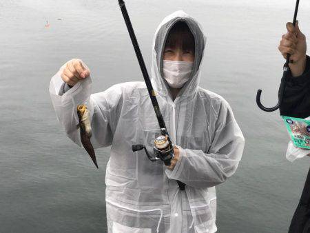 風波の中、友達4人と初釣行