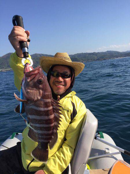 マイボートでタイラバ、ジギング