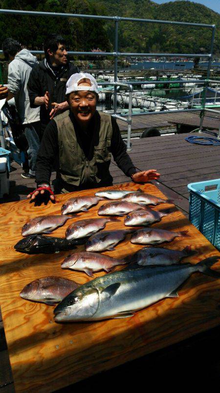 海上釣堀フィッシングレインボー 釣果