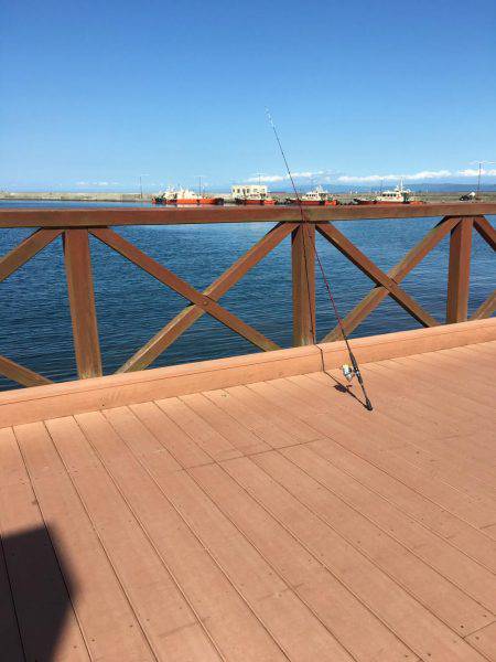 メバルロッドでちょい投げ