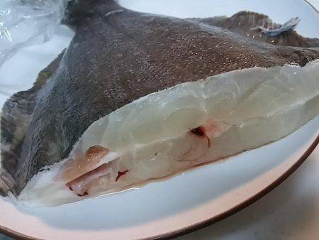 時季外れの、座布団カレイ