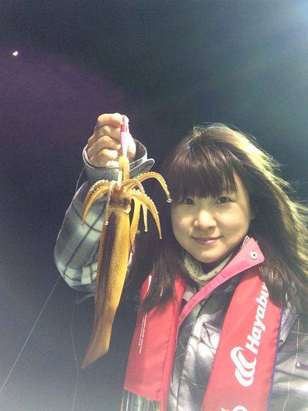 小浜港松福丸でムギイカ釣り