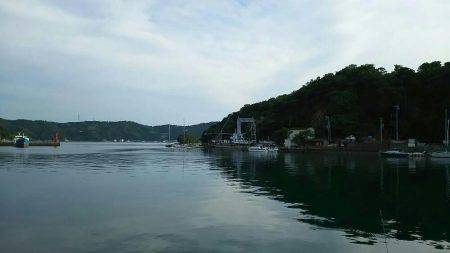 風が強かった下津周辺