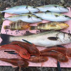 マイボートでタイラバ、ジギング  本庄沖