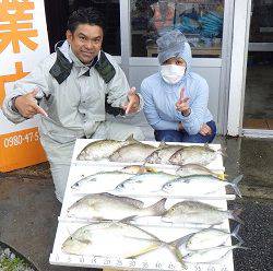 本部釣りイカダ 釣果
