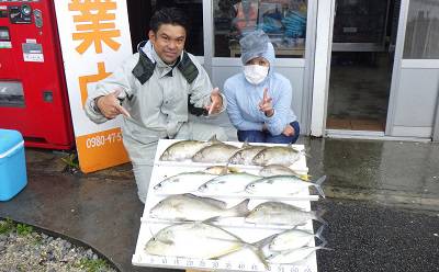 本部釣りイカダ 釣果