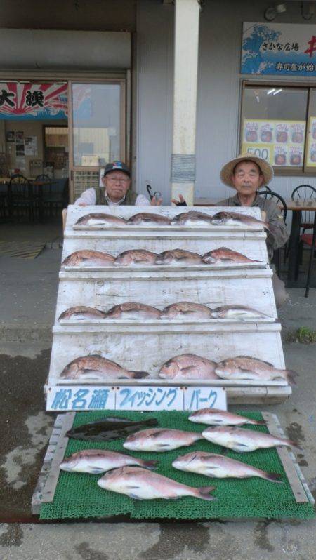 松名瀬フィッシングパーク 釣果