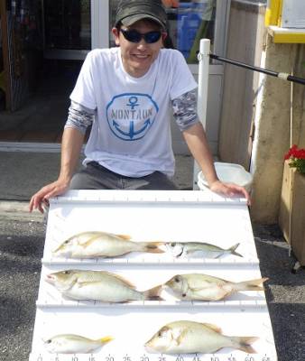 本部釣りイカダ 釣果