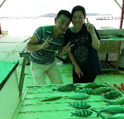 本部釣りイカダ 釣果