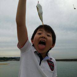 家族でキス釣り