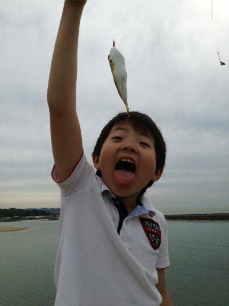 家族でキス釣り