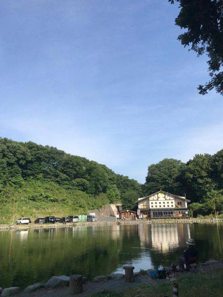 初のエリアトラウト！