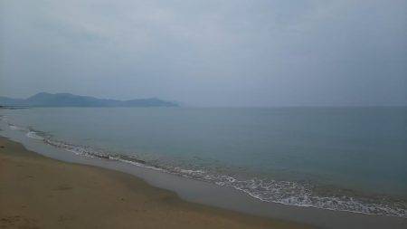 丹後でキス釣り(小型多し)