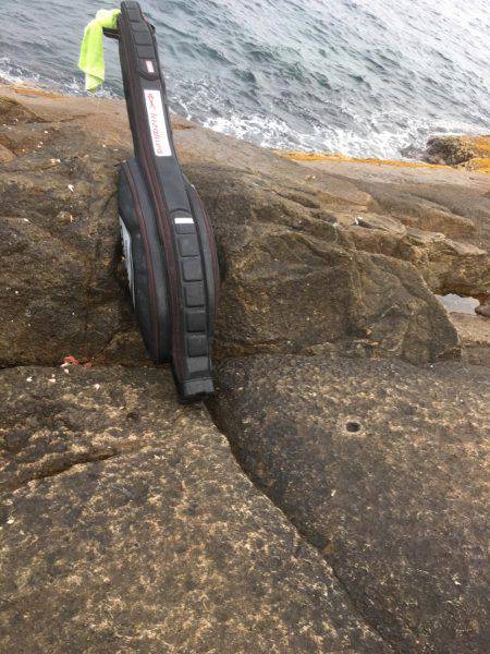 43.5センチのグレが釣れた