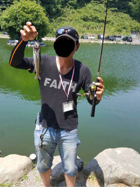 初のエリアトラウト！