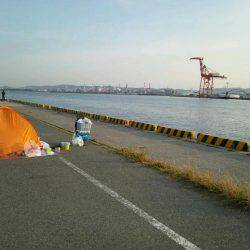 水軒でタチウオ