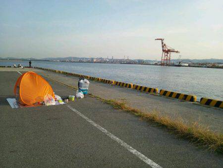 水軒でタチウオ