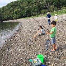 釣りキャンプでキスを