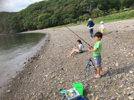 釣りキャンプでキスを