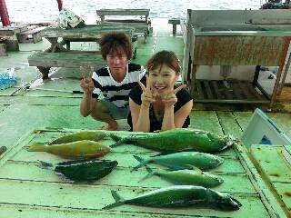 本部釣りイカダ 釣果