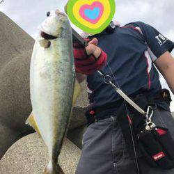 やっとツバス釣れた