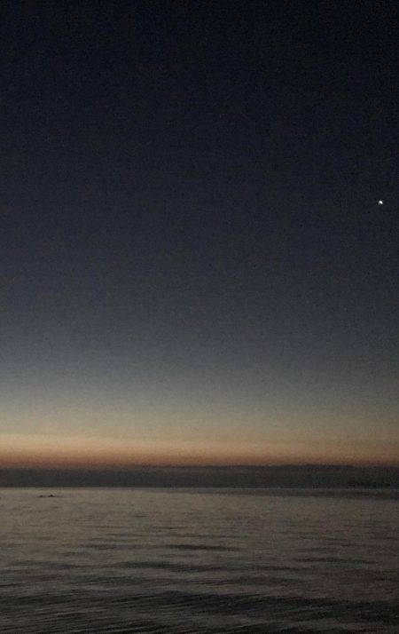 蚊に噛まれながらの釣り