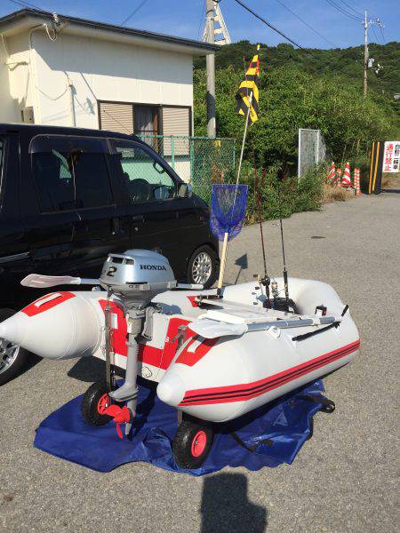 ゴムボート釣り