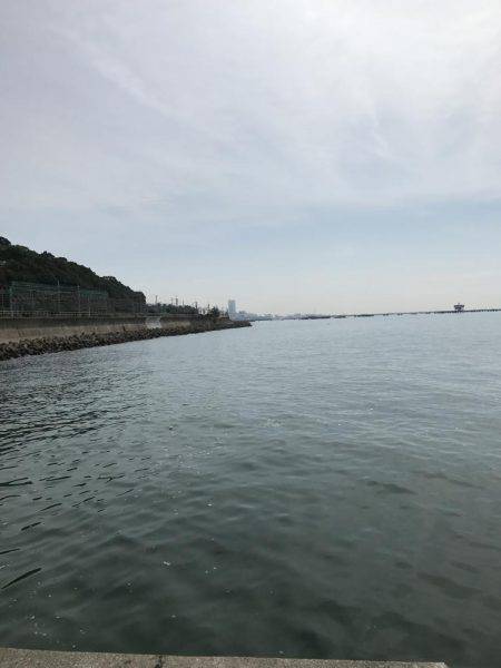 おかま海岸でつり