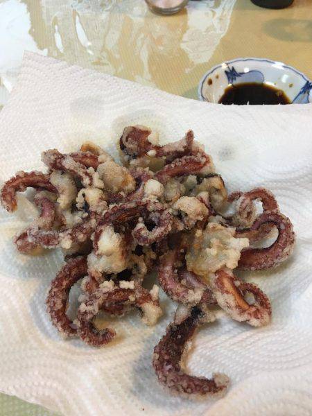 昼からはタコ釣り