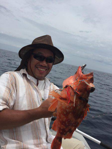 マイボートでタイラバ、ジギング