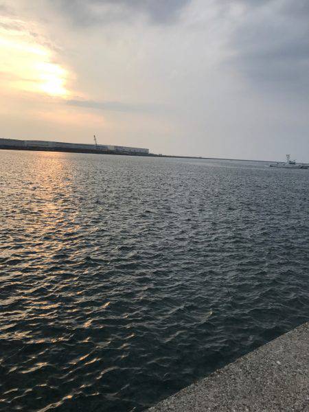 釣りと花火大会