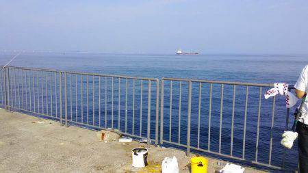 貝塚人工島で青物ゲット!!