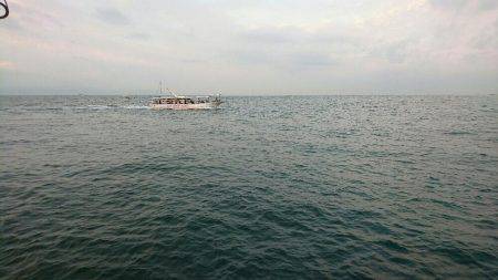 早朝 投げタコ♪