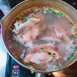 筏で尺アジ、アコウ