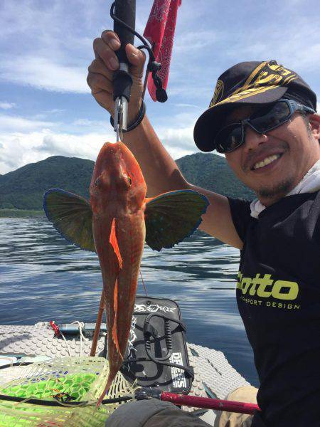 マイボートでタイラバ、ジギング