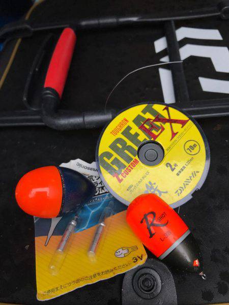 福井 越前海岸 某地磯 フカセ夜釣りグレ!