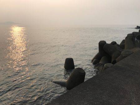 入野漁港周辺にて