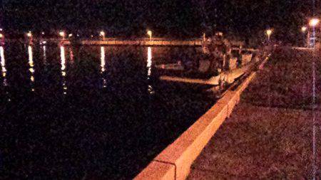 のんびりと夜釣り