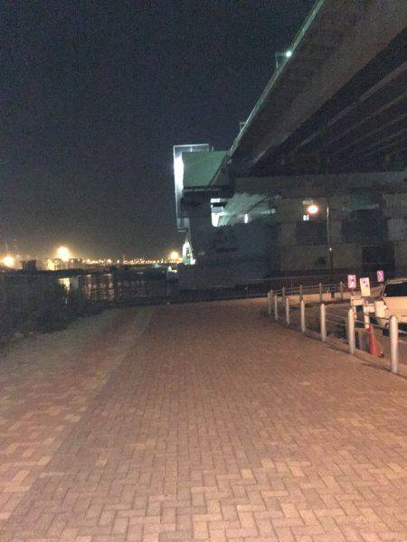 仕事帰りの定期巡回