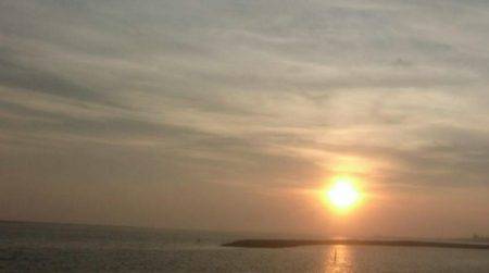 台風前に底物調査！