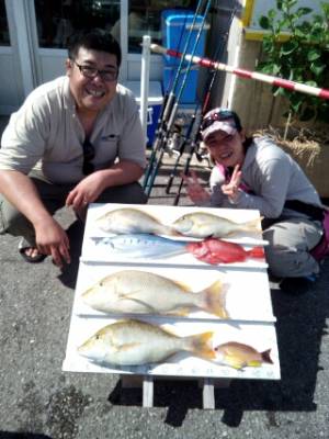 本部釣りイカダ 釣果