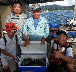 本部釣りイカダ 釣果