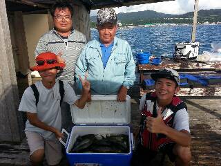 本部釣りイカダ 釣果