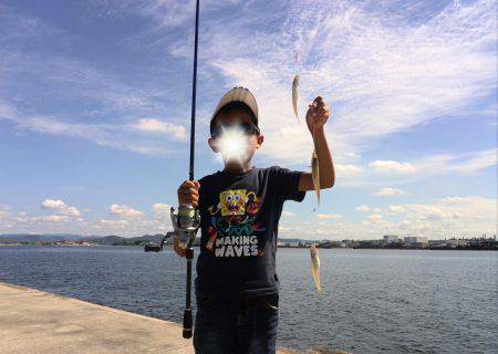 子供とキス釣り