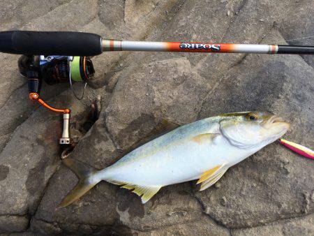 キャンプの合間に魚釣り