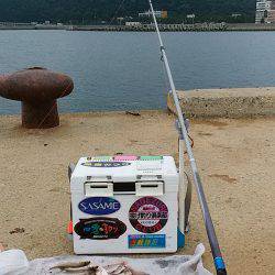 洲本砂場でキス狙い