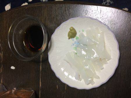 今年初のケンサキイカ