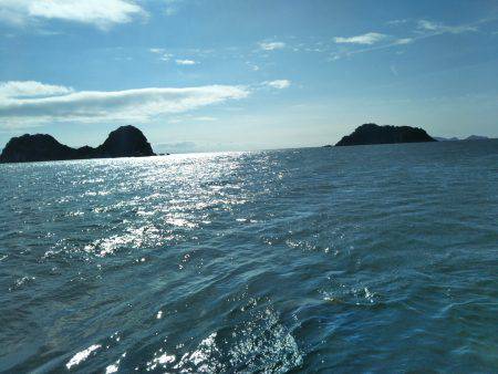 阿南市の淡島突堤でツバスとシオ