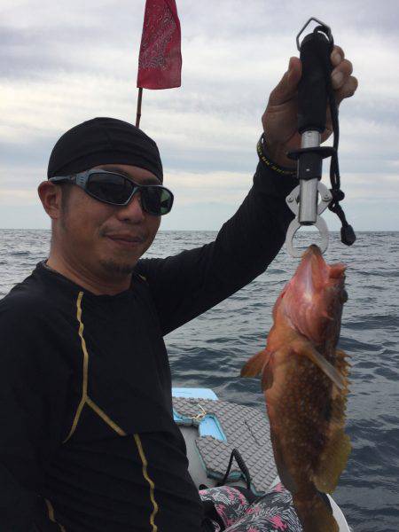 マイボートでタイラバ、ジギング