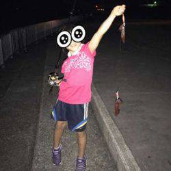 娘のケンサキ釣りデビュー